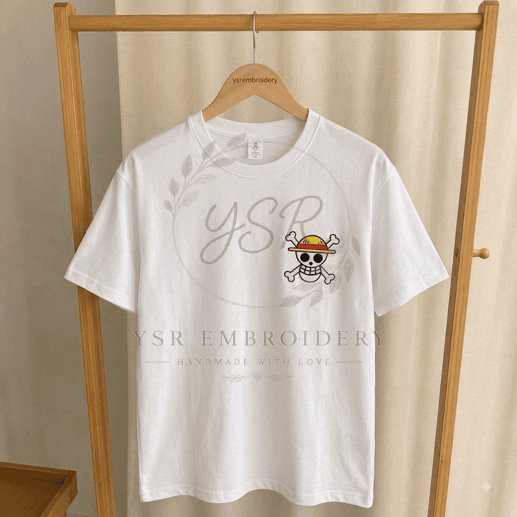 T-Shirt Brodé One Piece